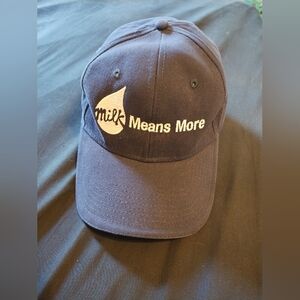 United Dairy Industry Of Michigan Hat "Milk means more" Blue/White Color